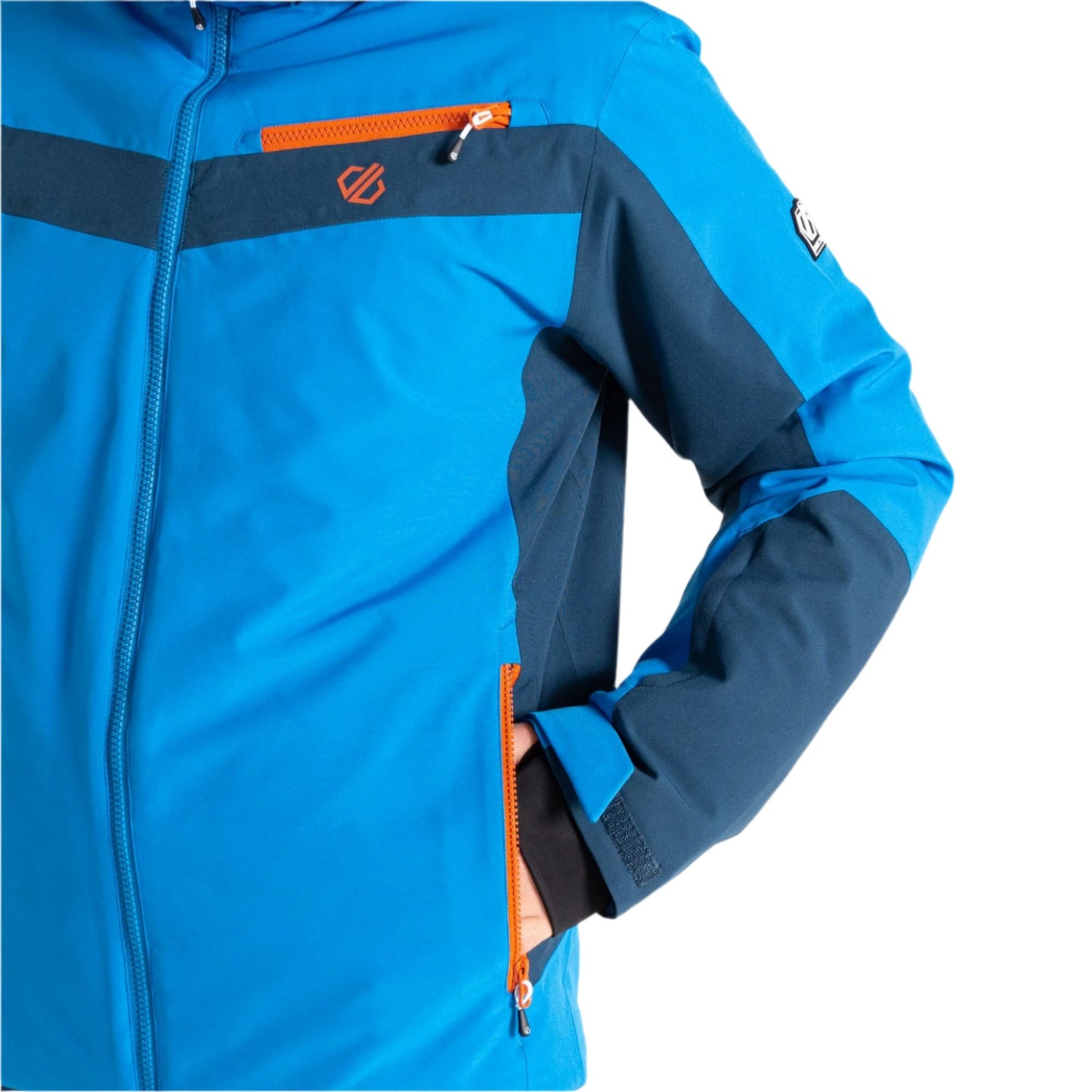 Ski Jacket – Dare 2B Eagle Men’s – Moonlight Denim / Athletic Blue / Orange Rust