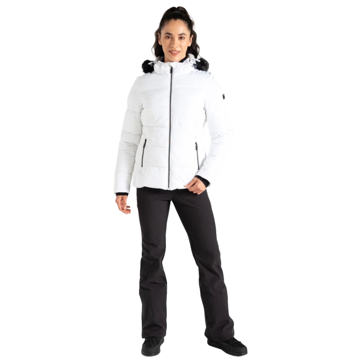 Ski Jacket – Dare2B Glamorize Ladies – White