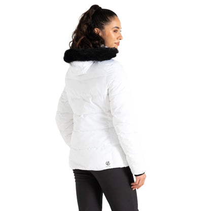 Ski Jacket – Dare2B Glamorize Ladies – White