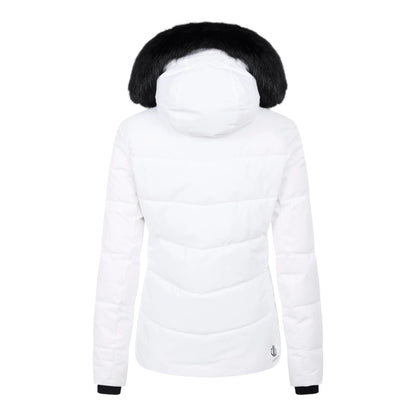 Ski Jacket – Dare2B Glamorize Ladies – White