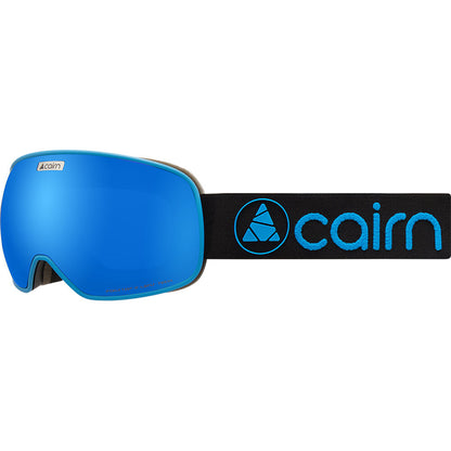 Ski Goggles - Cairn Magnetik Mat Black/Blue SPX 3000 ium Lens for sunny conditions, and a yellow lens for bad weather. Change your lens in 3 seconds!