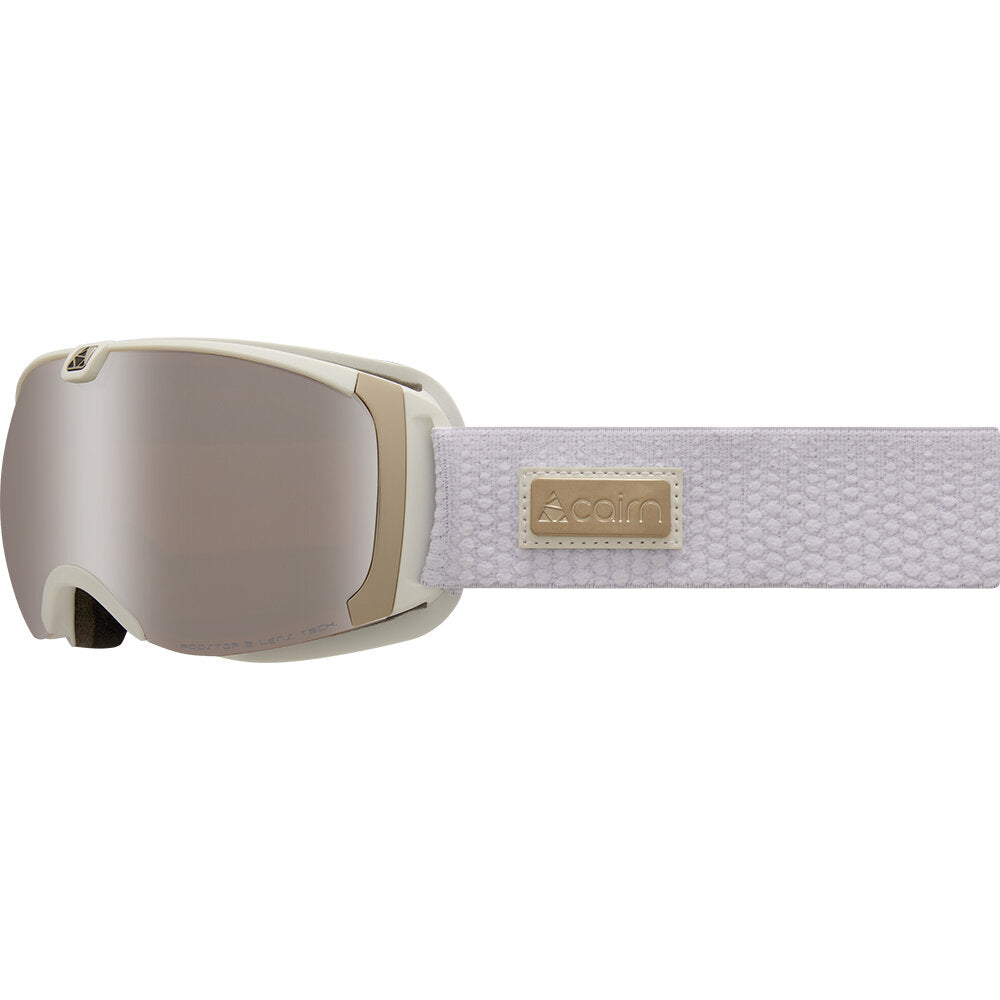 Ski Goggles - Cairn Pearl Mat White / Silver Mirror SPX 3000