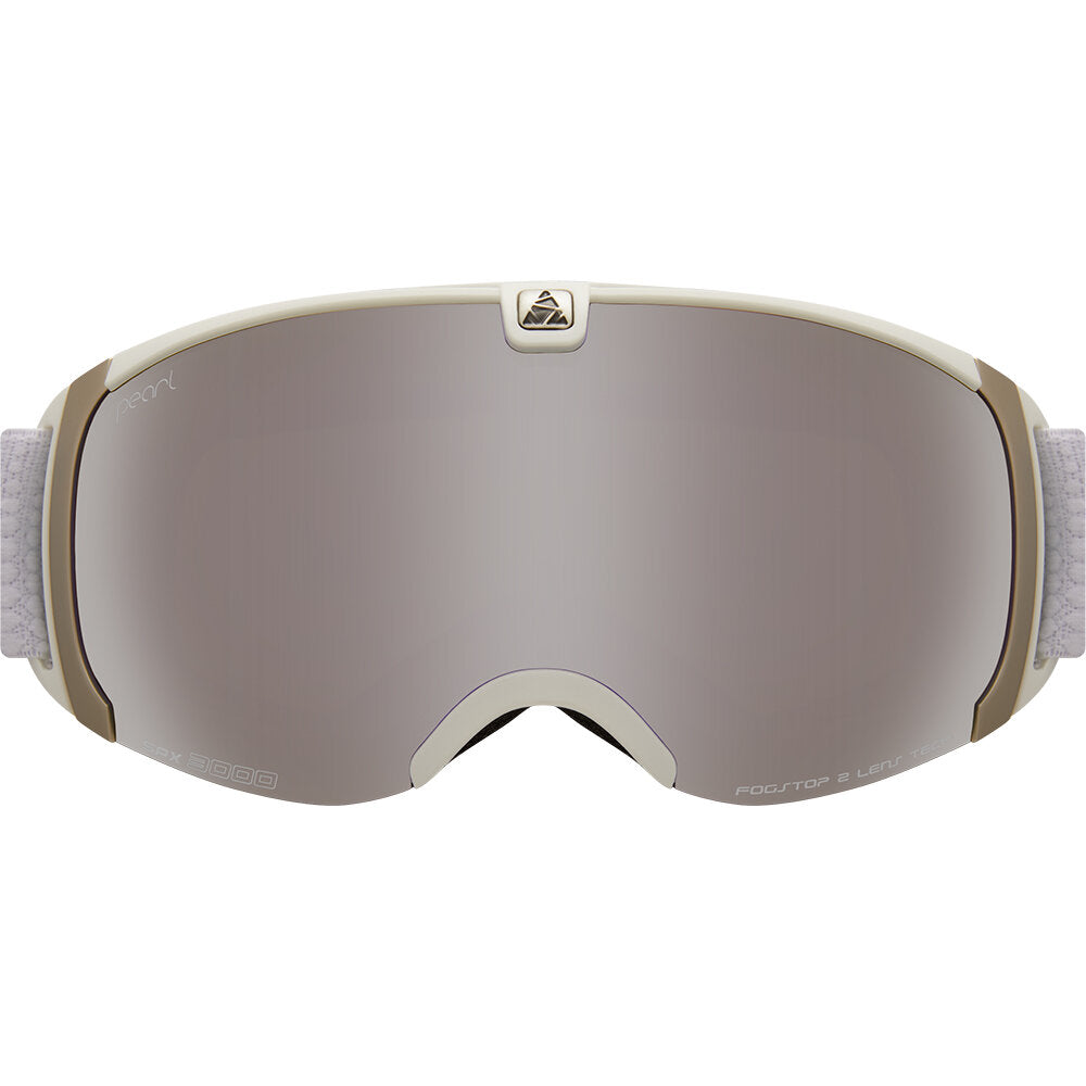 Ski Goggles - Cairn Pearl Mat White / Silver Mirror SPX 3000