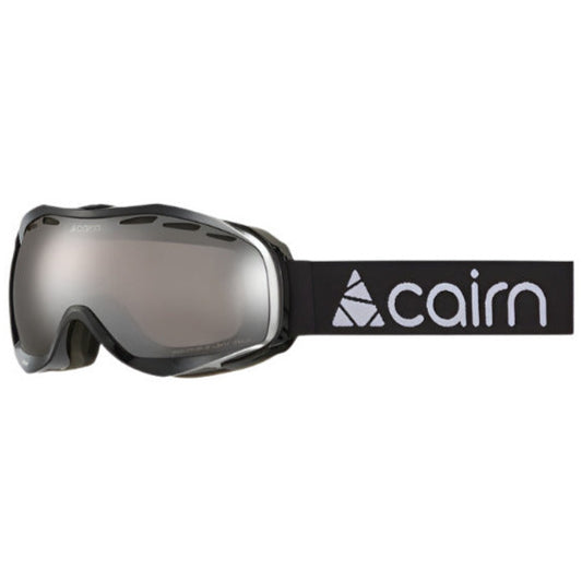 Ski Goggles - Cairn Speed Shiny Black Shiny Silver / Silver Mirror Lens SPX 3000