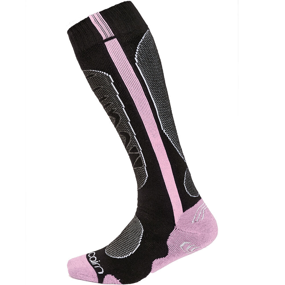 Ski Socks - Cairn Spirit - Black/Powder Pink