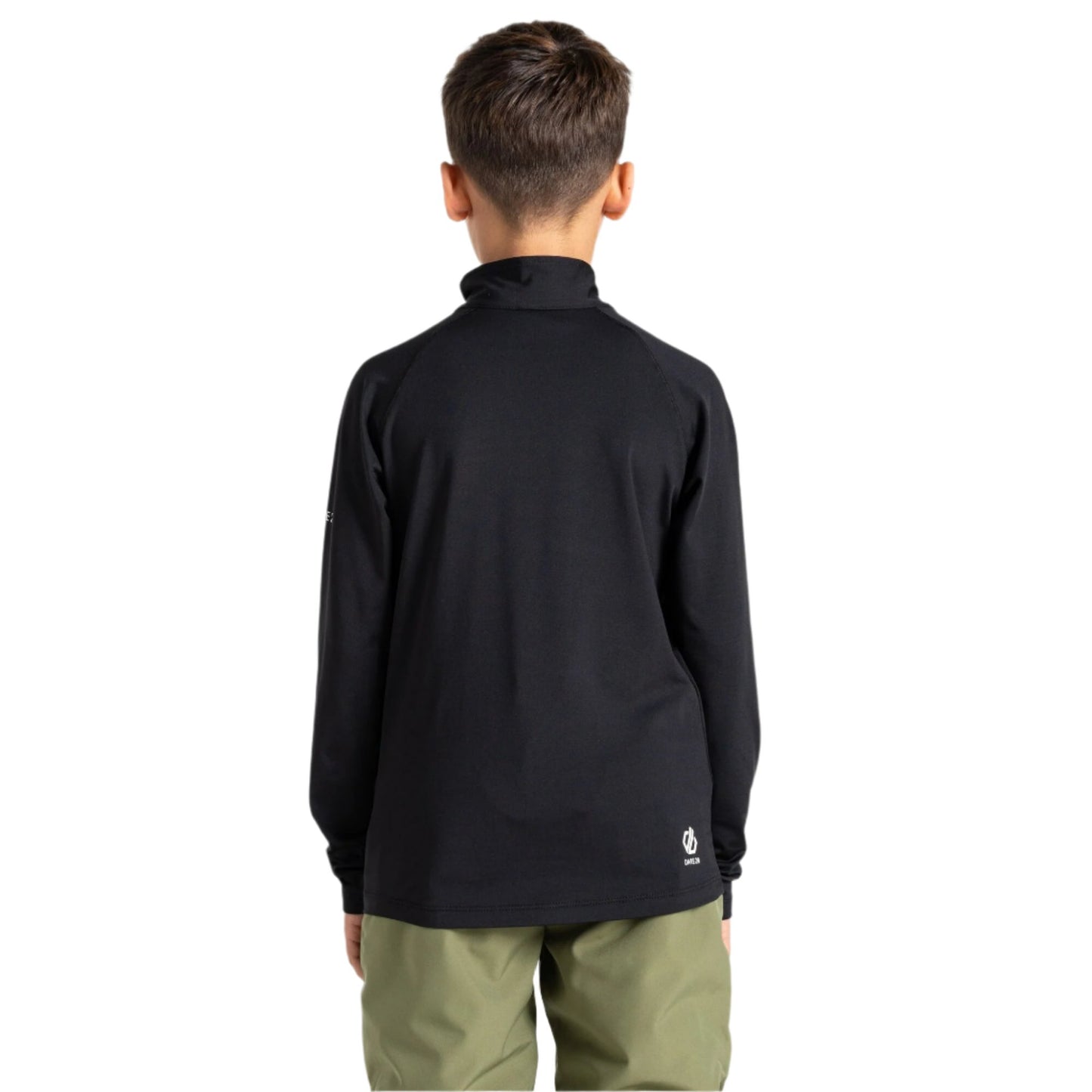 Fleece Ski Top - Dare2b Consist II Recycled Core Stretch Kids - Black