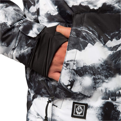 Ski Jacket - Surfanic Deadbolt Hypadri Men's - White Out Print