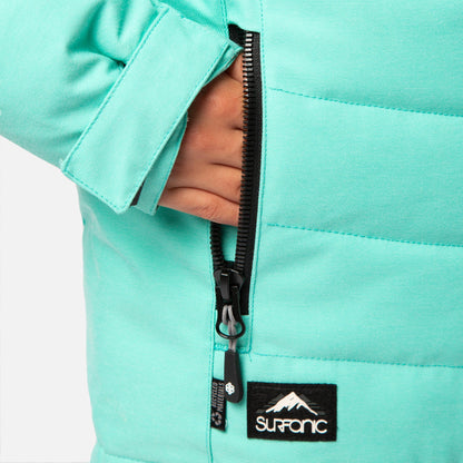 Ski Jacket - Surfanic Disco Surftex Girls - Light Green