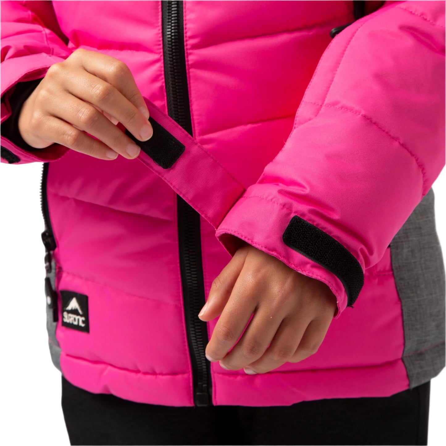 Ski Jacket - Surfanic Disco Surftex Girls - Hot Pink