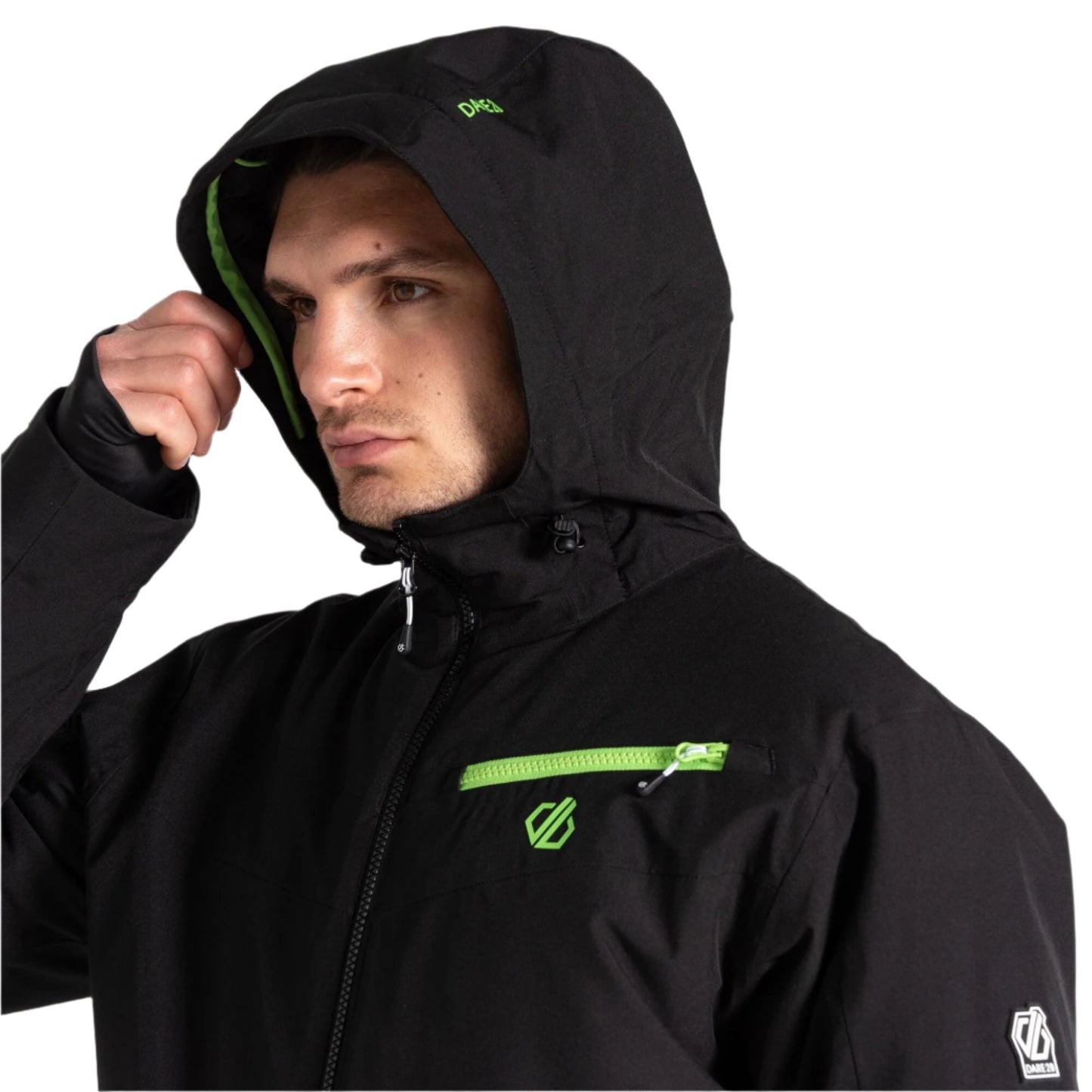 Ski Jacket – Dare 2B Eagle II Men’s – Black / Green Flash