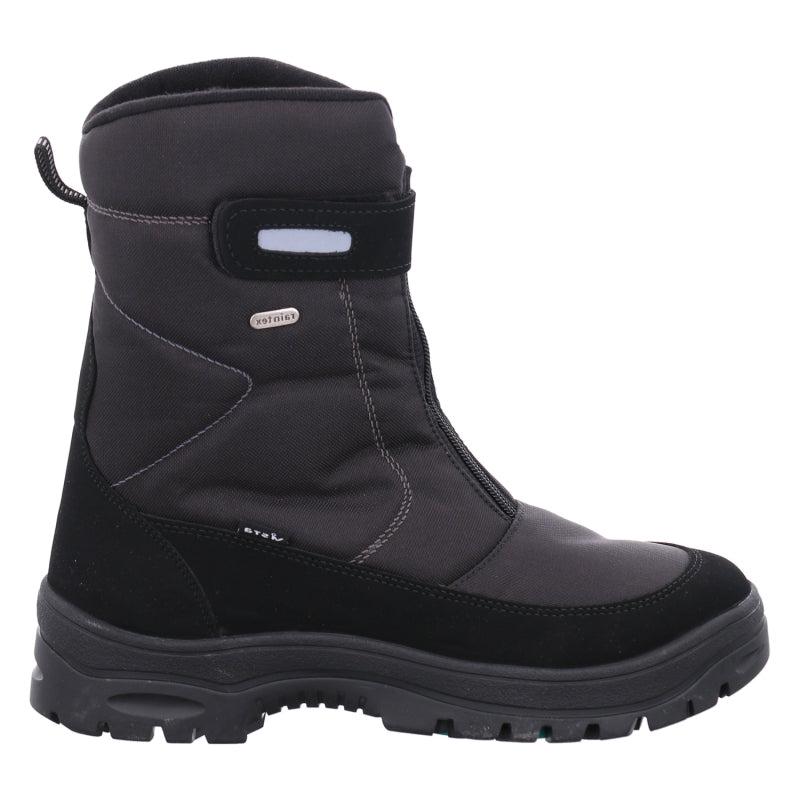 Snow Boots - Attiba Fabio Mens with Patented OC System (non-slip) - Black