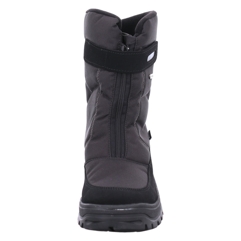 Snow Boots - Attiba Fabio Mens with Patented OC System (non-slip) - Black