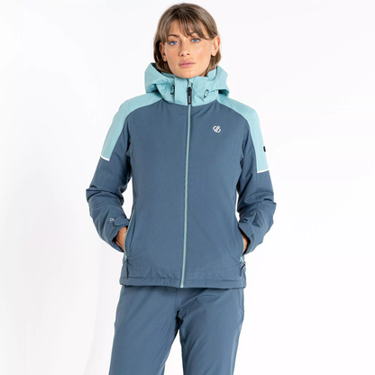 Ski Jacket - Dare2B Enliven Ladies - Canton Green/Orion Grey