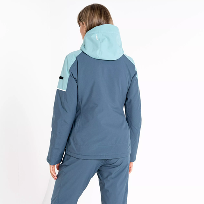 Ski Jacket - Dare2B Enliven Ladies - Canton Green/Orion Grey