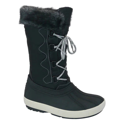 Snow Boots - Manbi Amelia - Black / White