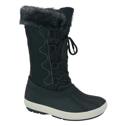 Snow Boots - Manbi Amelia - Black / White