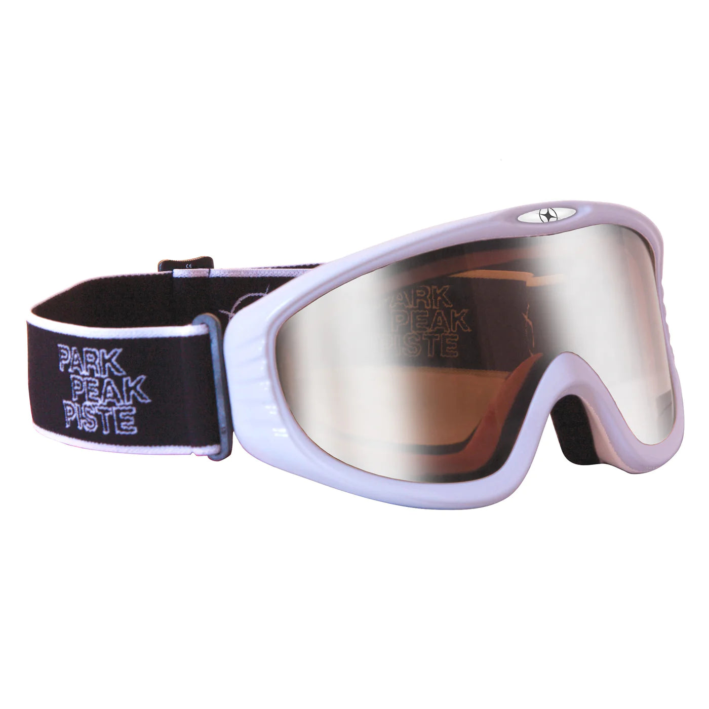 Ski Goggles - Manbi Vulcan - White Gloss / Silver Mirror