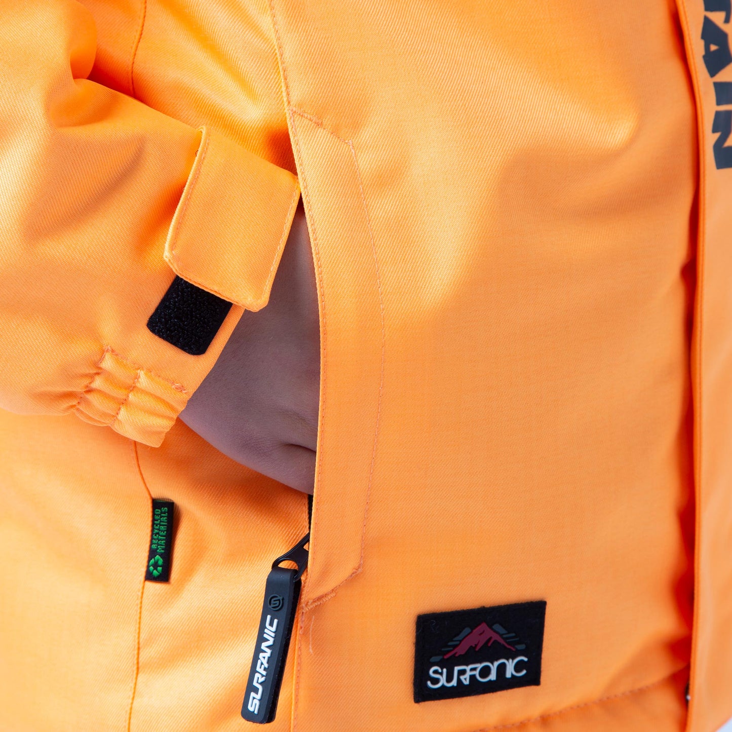 Ski Jacket - Surfanic Mission Surftex Boys - Bright Orange