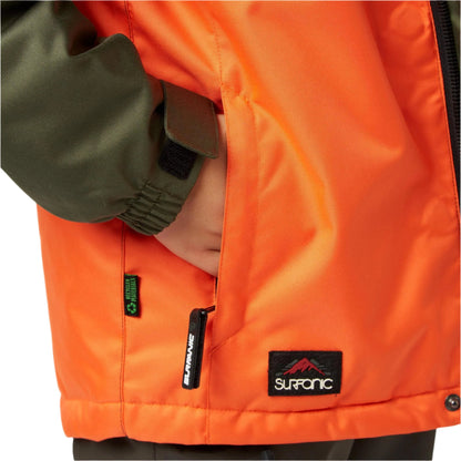 Ski Jacket - Surfanic Mission Surftex Boys - Orange