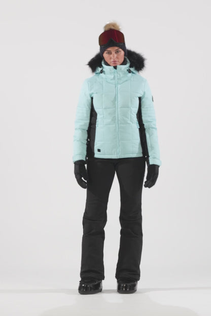 Ski Jacket - Surfanic Luna Surftex Ladies - Clearwater Blue